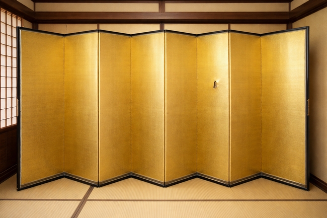 金屏風（穴あき・キズ）買取